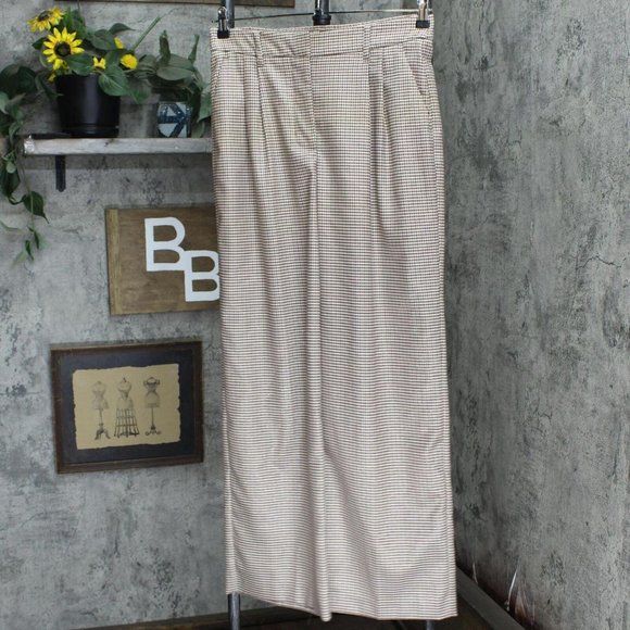 Nine West Dresses & Skirts - NEW Nine West Bootcut Dress Pants 165f4fbada4fd0 Brown Lurex Houndstooth M
